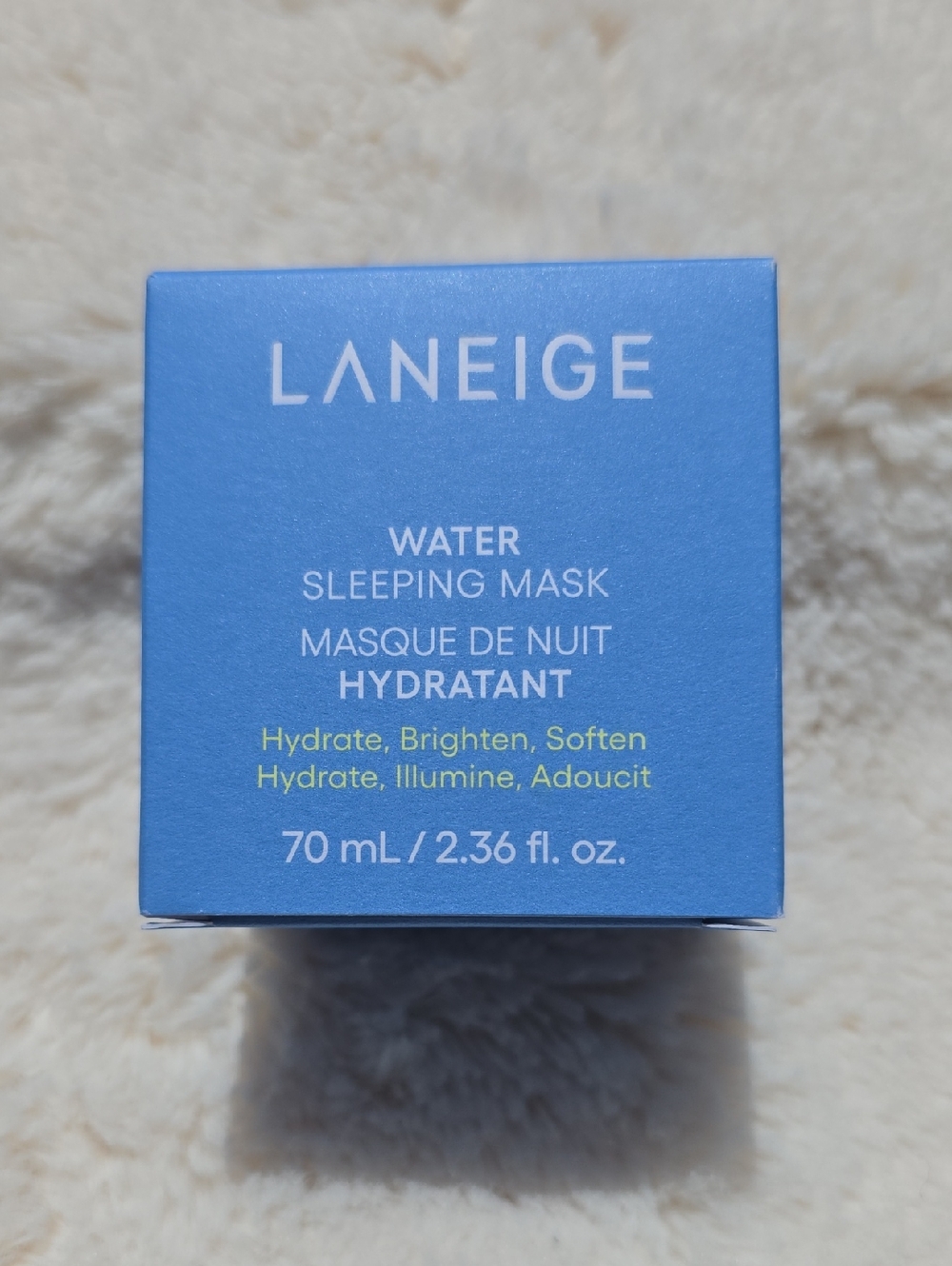 LANEIGE Water Sleeping Mask - Sky Blue Jar Packaging